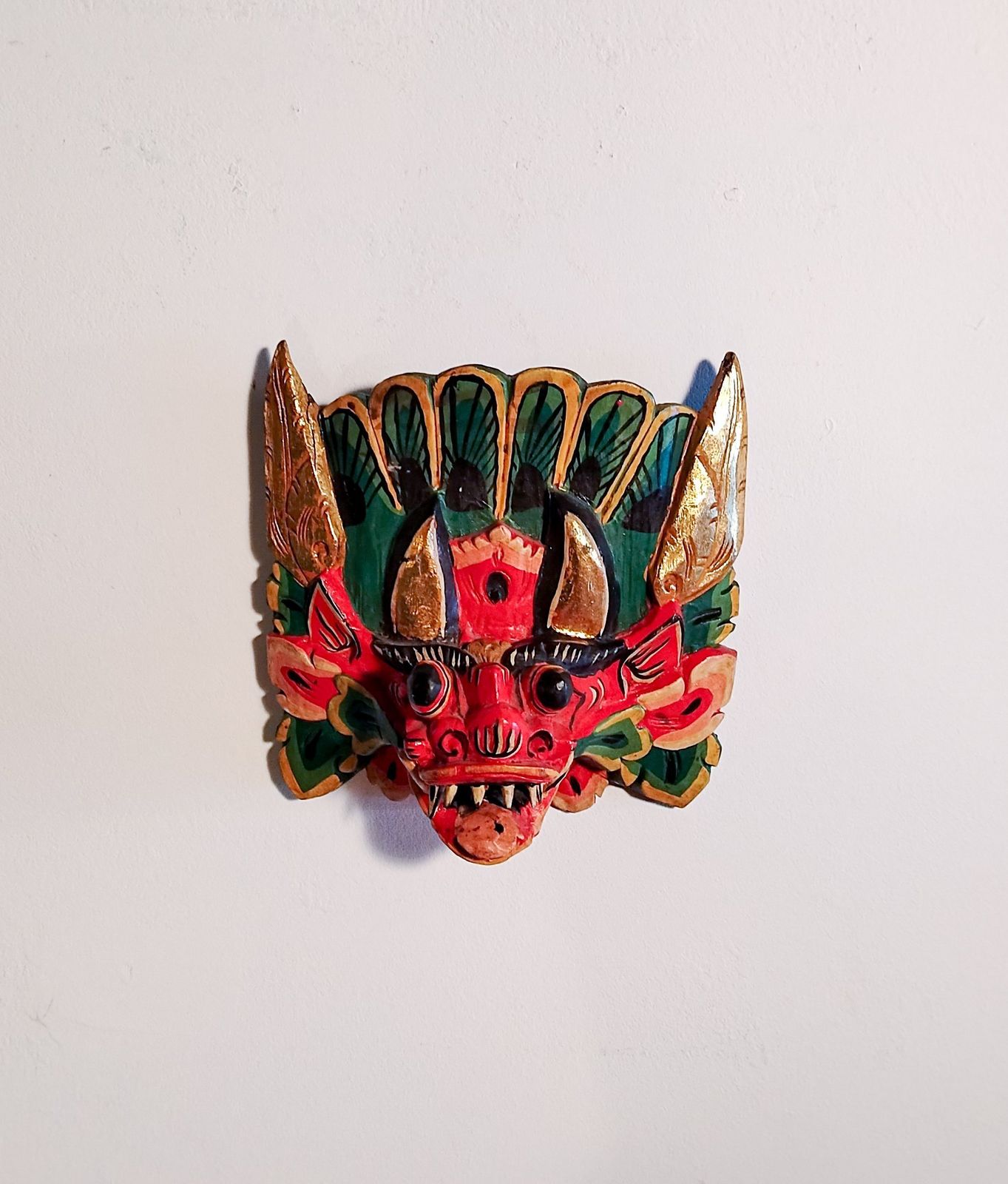 photo for sale Mid–20th Century Hand Carved Balinese Raksasa Mask, Indonesia, C.1950–1970