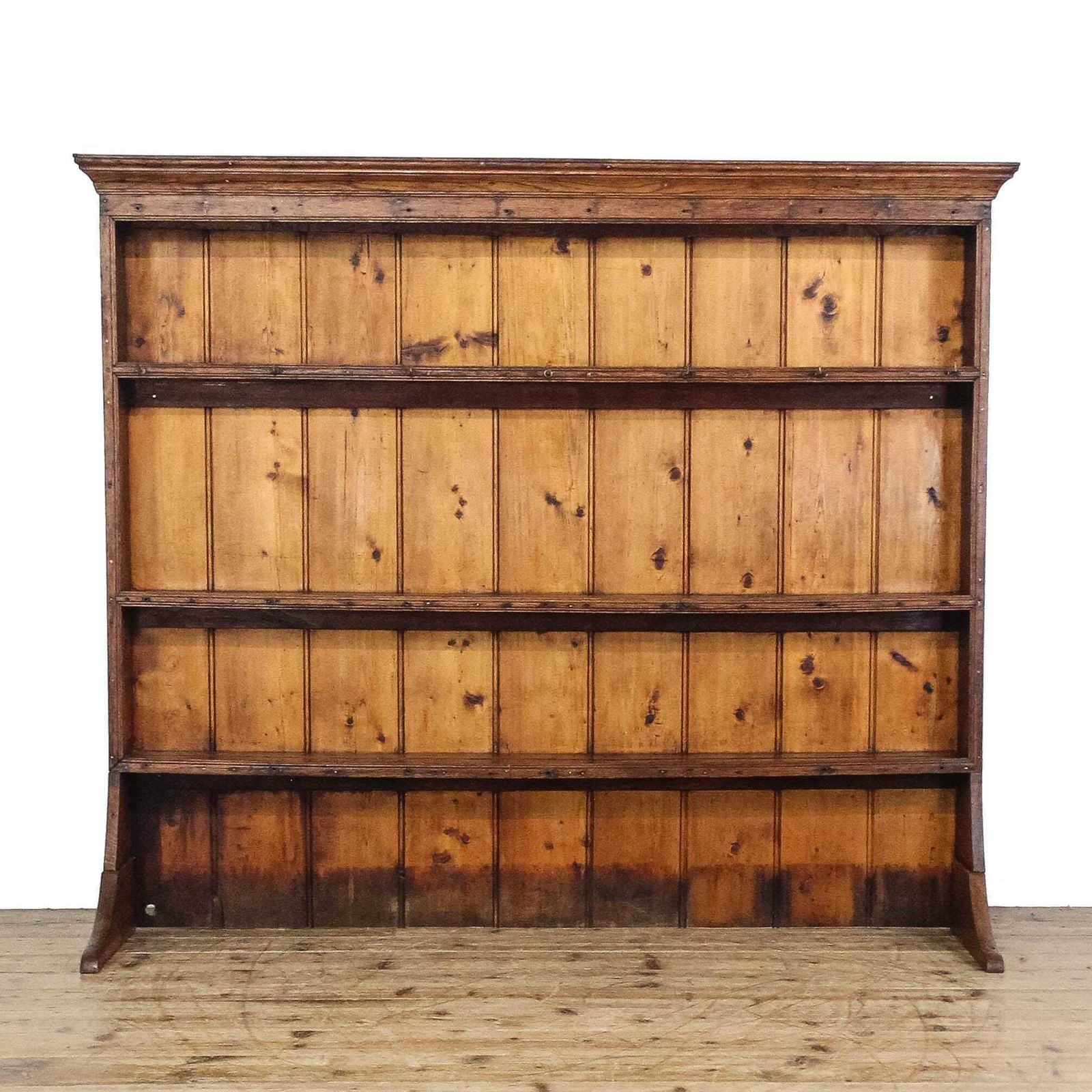 Antique Oak Dresser Rack | Antique Plate Rack | Antique Storage | Antique Shelf (M 6340b)