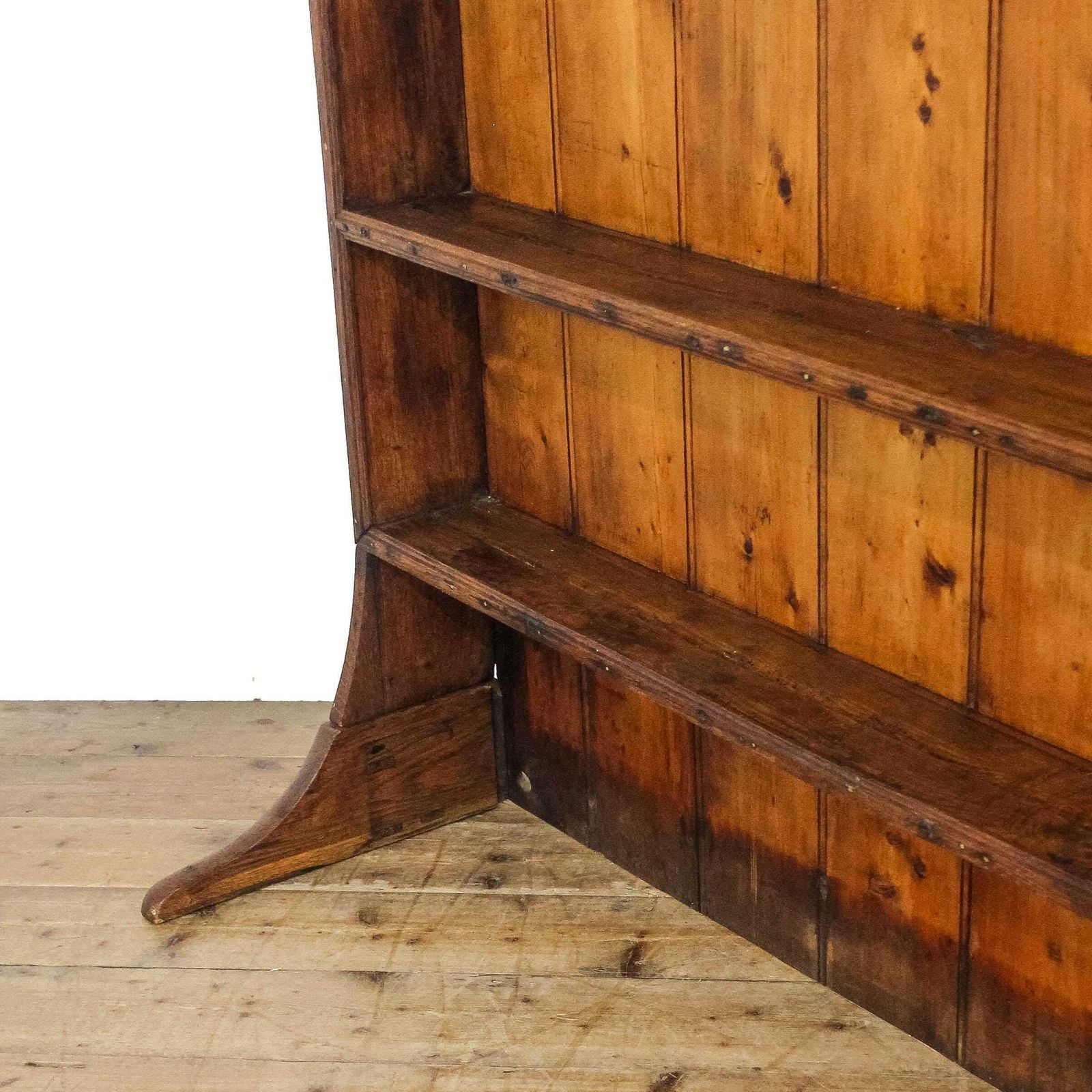 photo furniture Antique Oak Dresser Rack | Antique Plate Rack | Antique Storage | Antique Shelf (M 6340b)