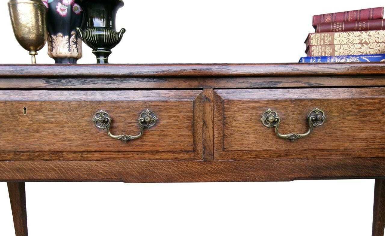 Rare Whytock & Reid Console Table, Antique Scottish Luxury Furniture, Ash Wood Desk photo 1250.0