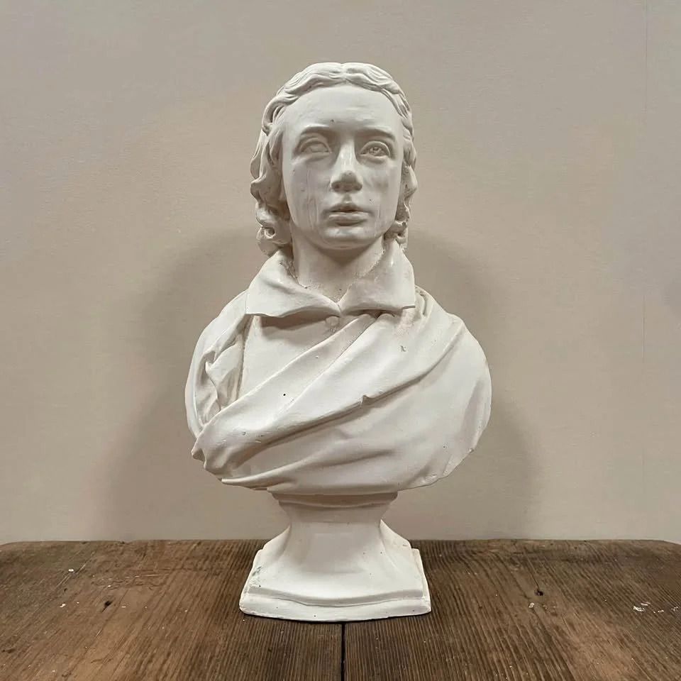 Plaster Portrait Bust Of Gentleman