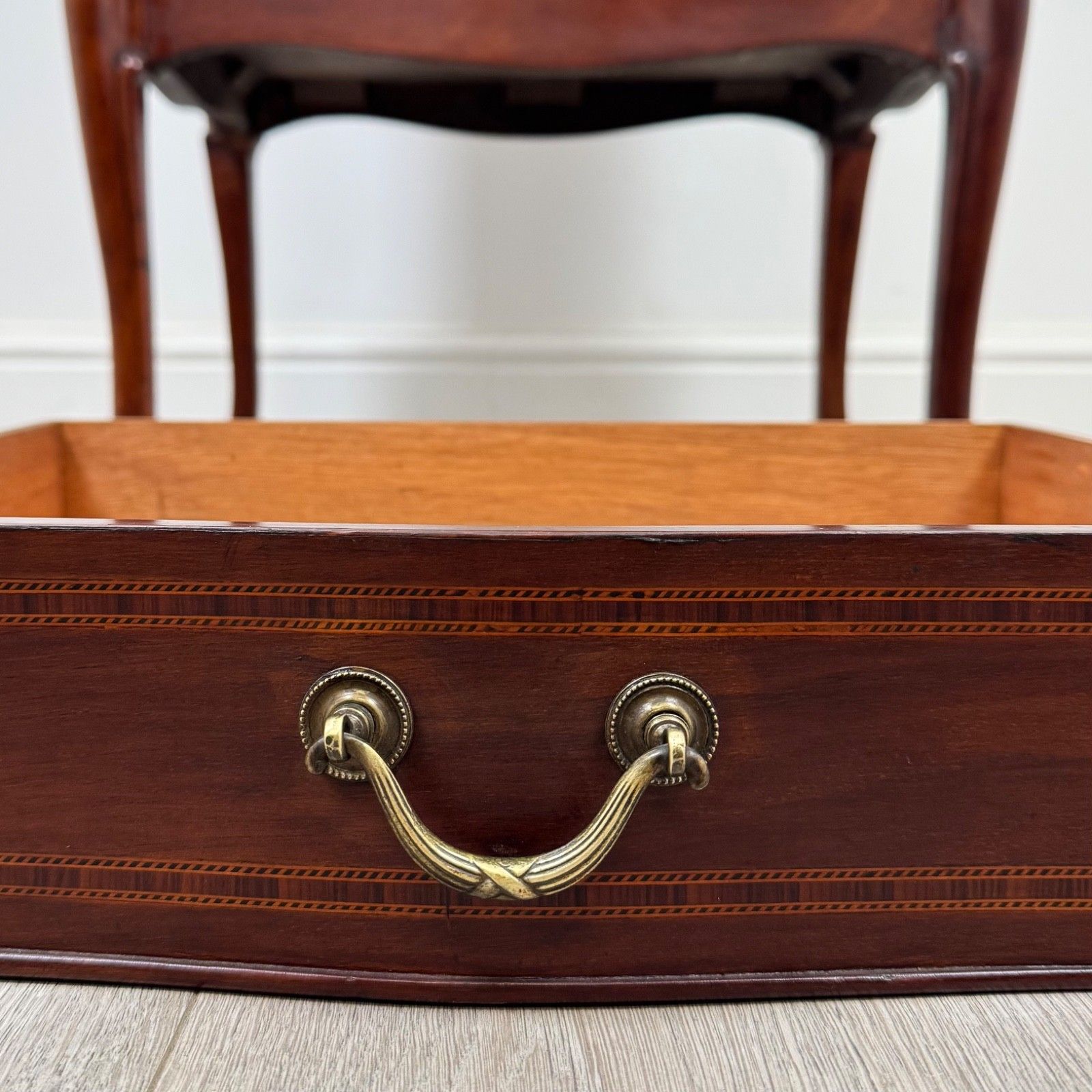 495.0 Antique 20th Century Edwardian Cabinet In Mahogany ( Af 5256 ) photo