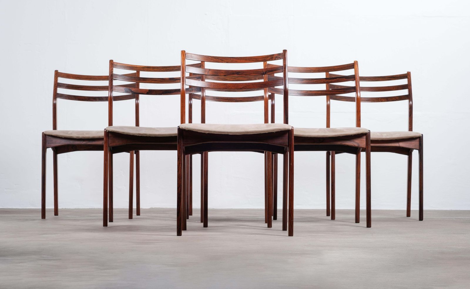 Rosewood Dining Chairs By Vestervig Eriksen For Brdr. Tromborg, Denmark, 1960s photo Furniture