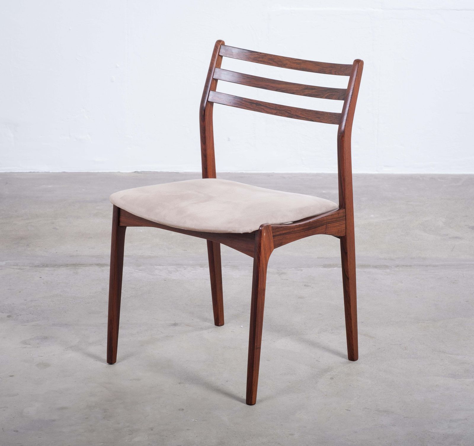 Rosewood Dining Chairs By Vestervig Eriksen For Brdr. Tromborg, Denmark, 1960s photo vintage