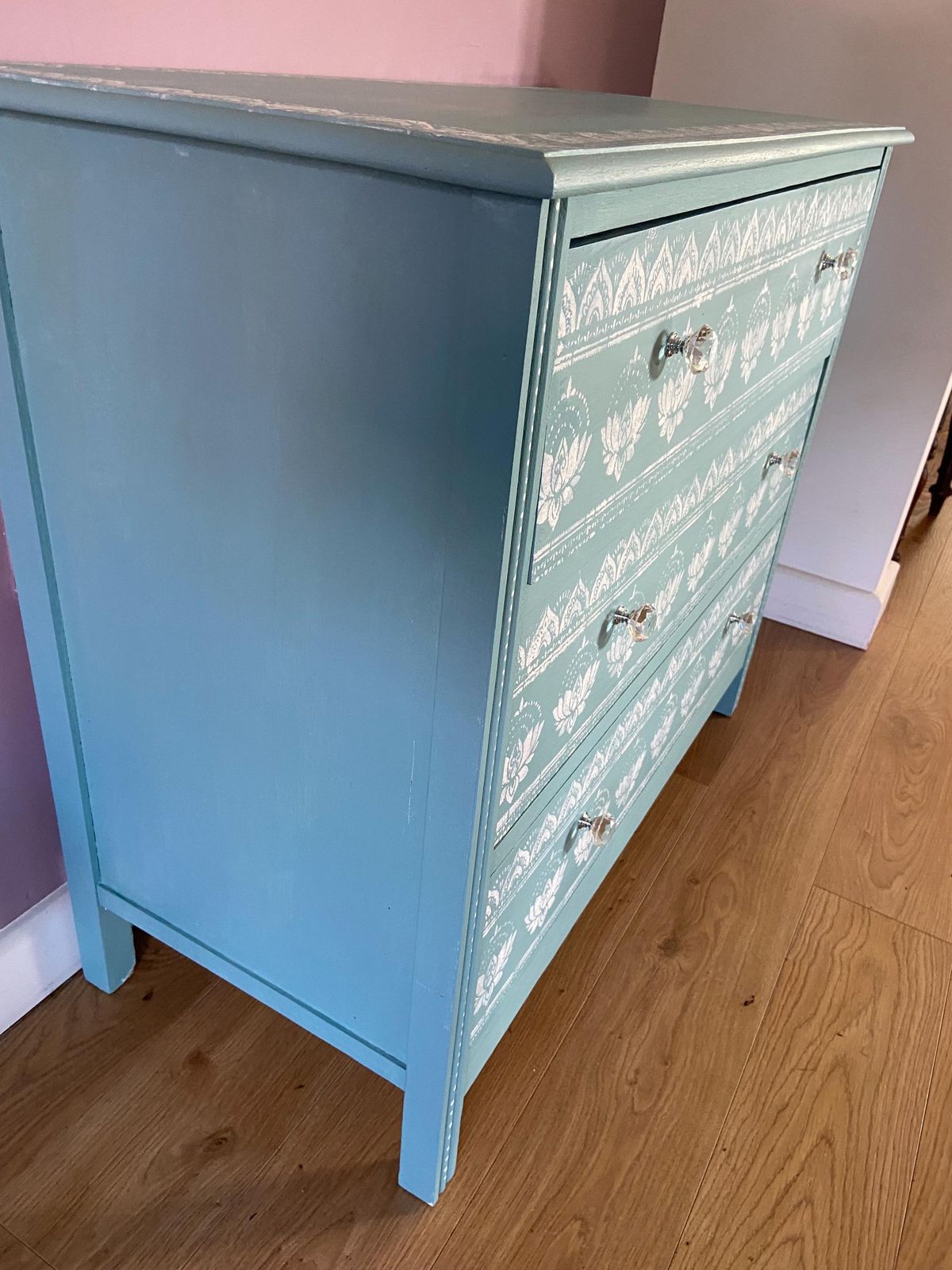 Mid Century Painted Chest Of Draws photo for sale