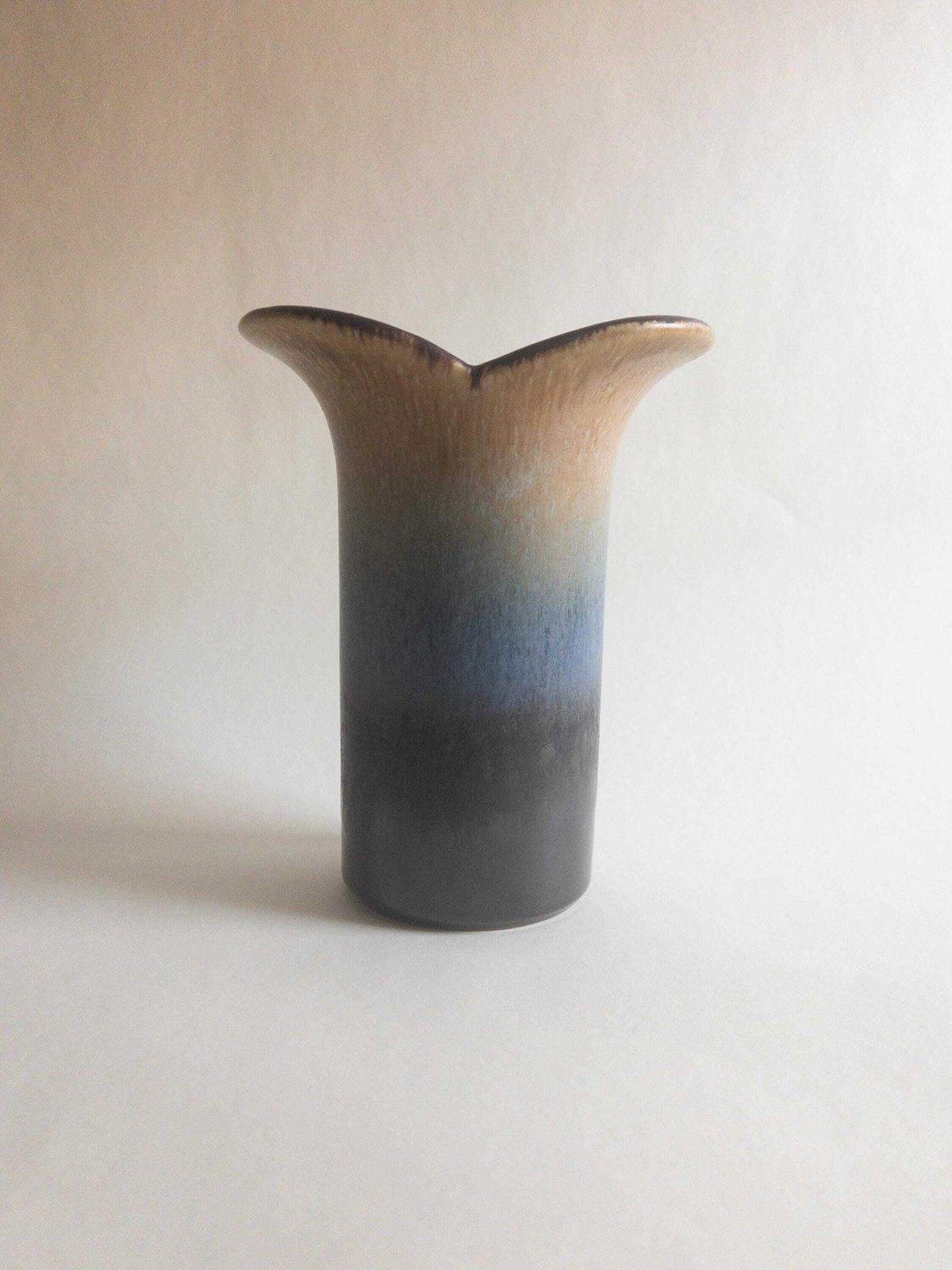Marzi And Remy Vase: Mid Century West German Blue Ceramic Collectible photo buy