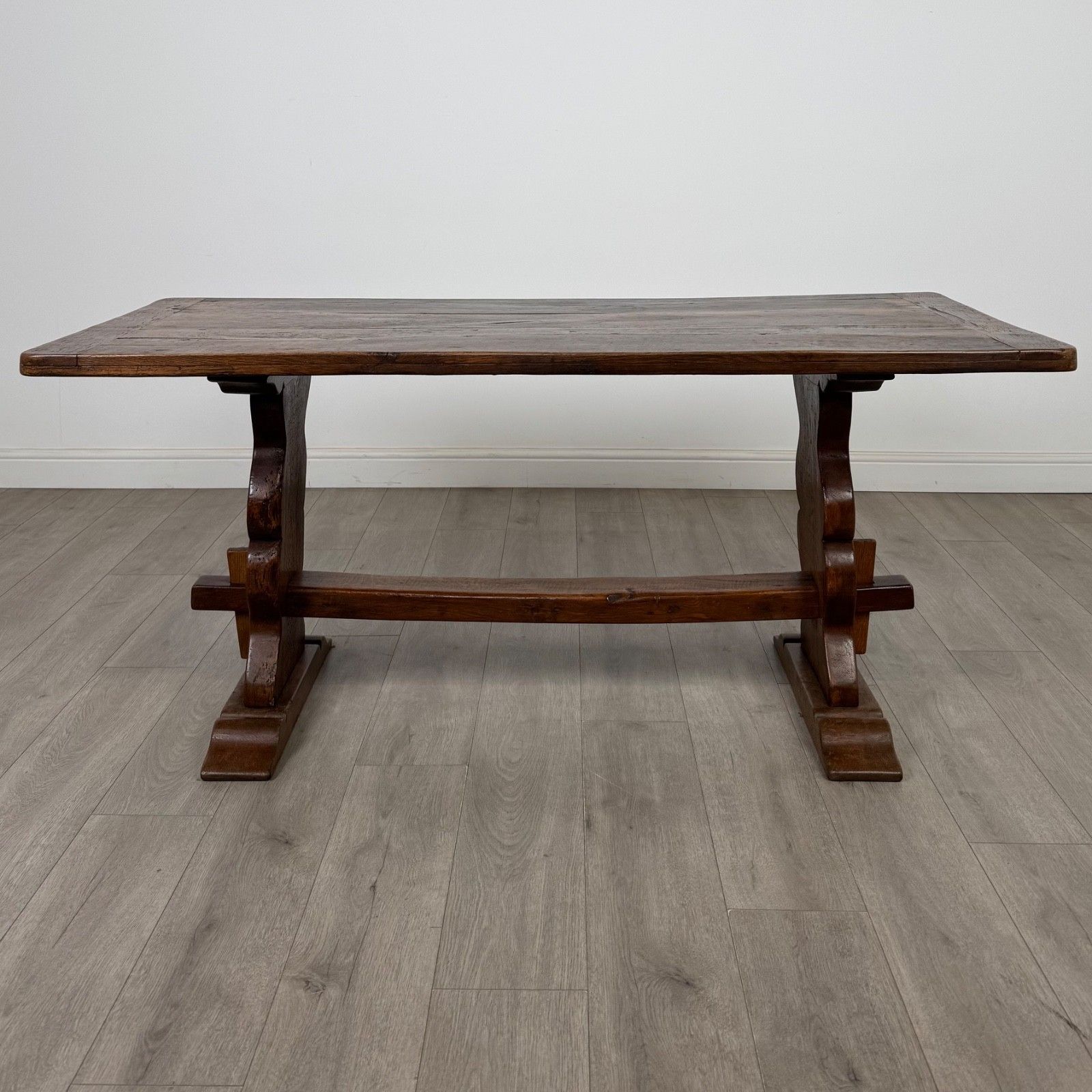 Antique 18th Century Georgian Refractory Style Dining Table In Oak ( Af 5306 ) photo furniture