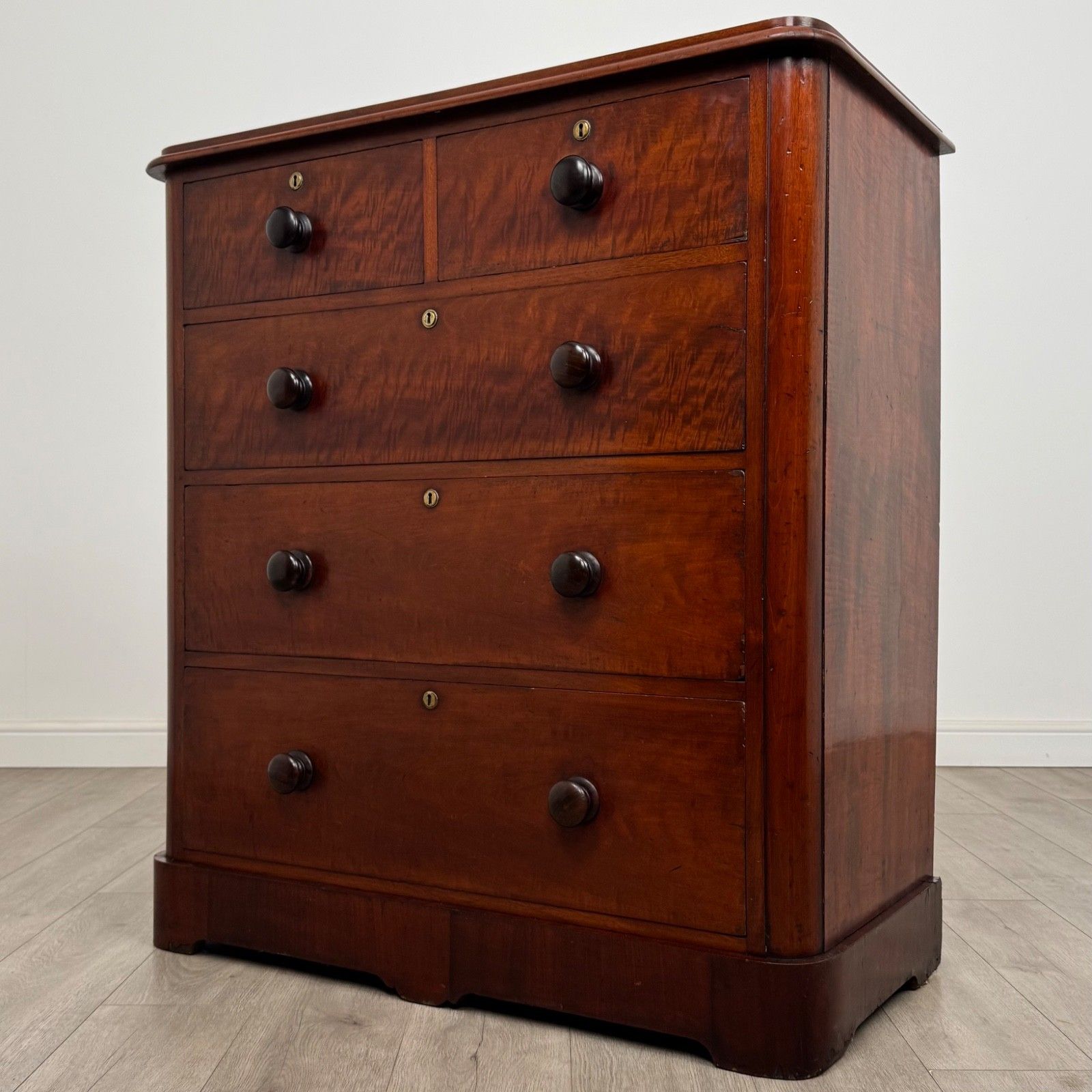 Antique 19th Century Victorian Mahogany Chest Of Drawers ( Af 5254 ) photo furniture