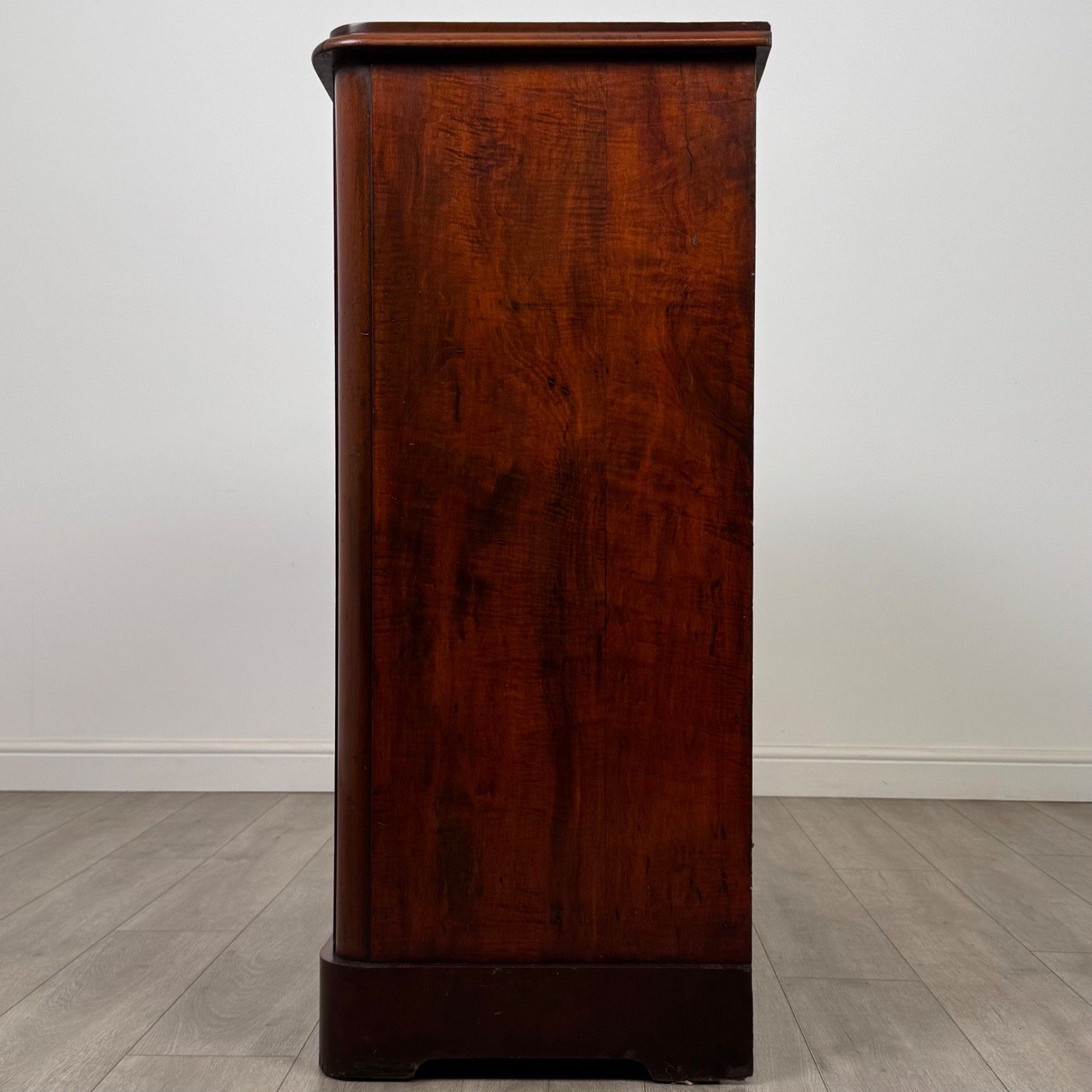 Antique 19th Century Victorian Mahogany Chest Of Drawers ( Af 5254 ) photo for sale