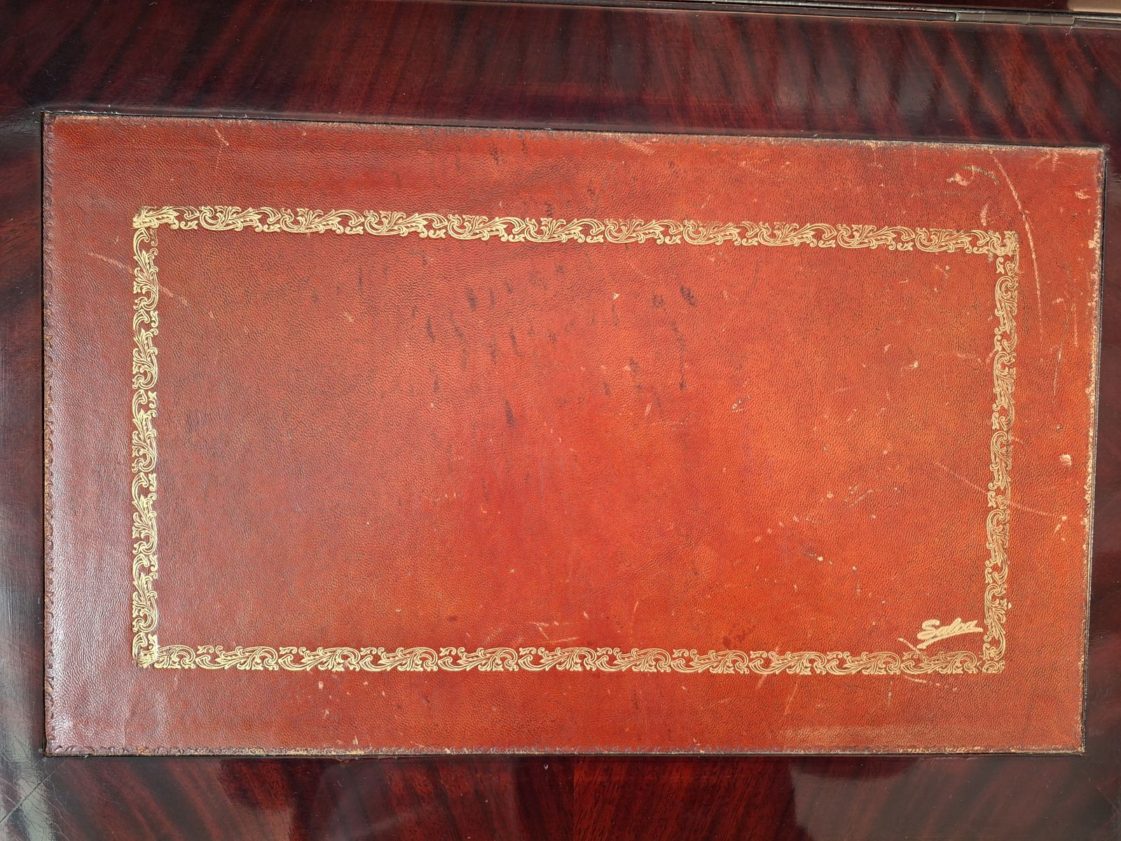 Elegante Scrittoio "Davenport" In Mogano photo furniture