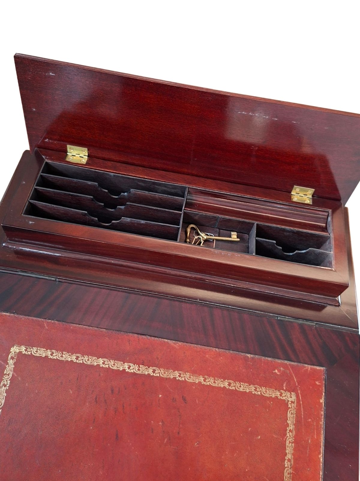 Furniture Elegante Scrittoio "Davenport" In Mogano photo