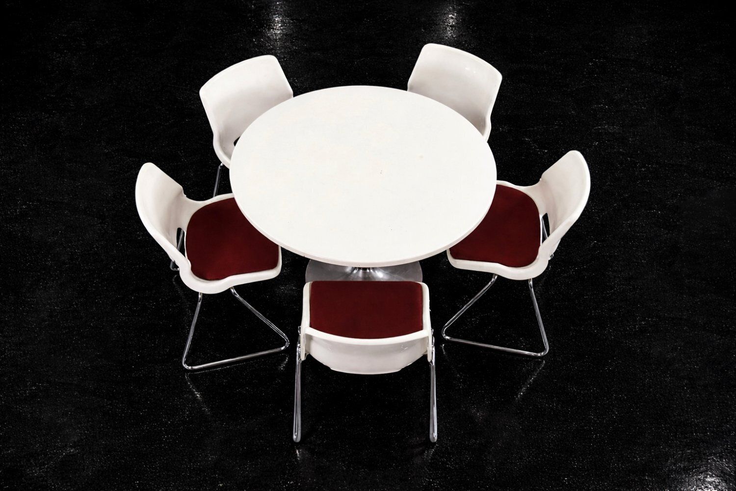 Furniture Mid Century Modern Scandinavian Chairs By Svante Schöblom For Overman, 1970s, Set Of 5 photo