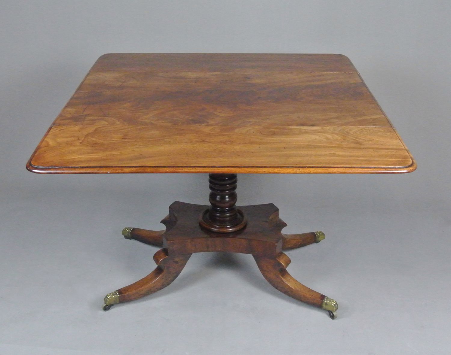 Fine Quality George III Cuban Mahogany Pembroke Table C. 1770 photo vintage