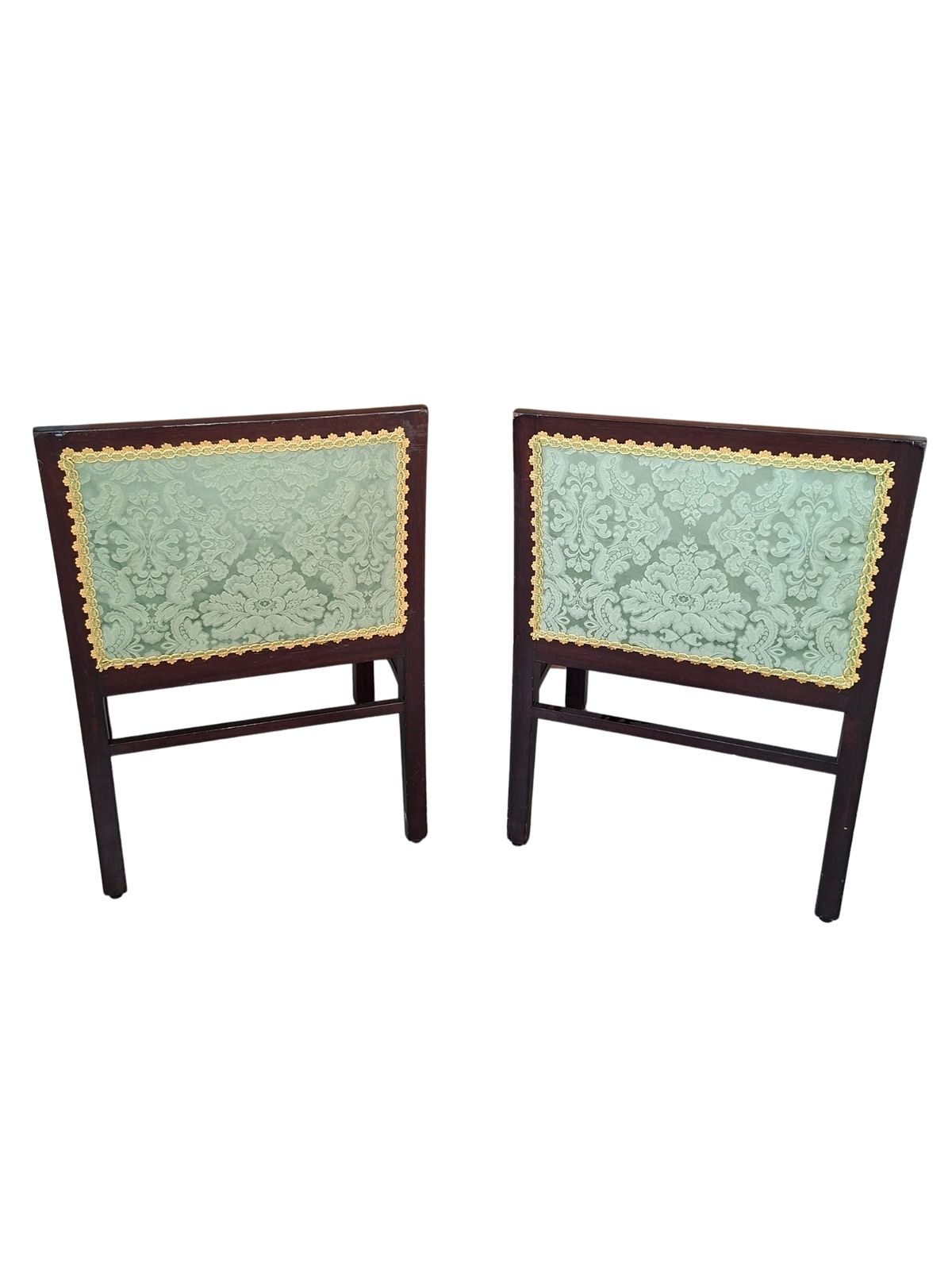 Furniture Raffinata Coppia Di Poltroncine Da Camera Originali Degli Anni '70. Un Pezzo Di Design Italiano Che Unisce La Solidità Del Legno Di Mogano Alla Ricerc photo