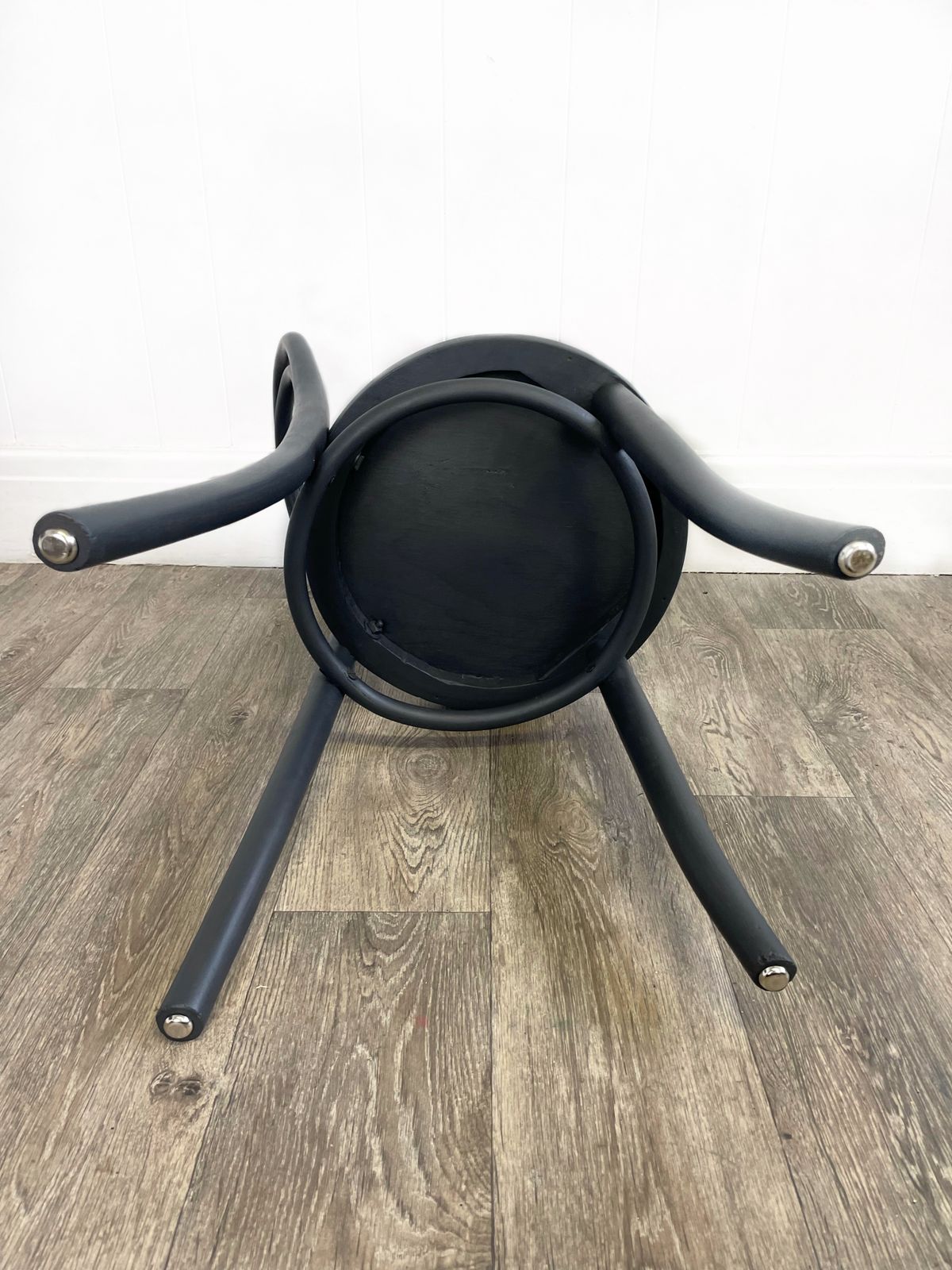 Antique Grey Thonet Style Bentwood Bistro Cafe Chair photo 225.0