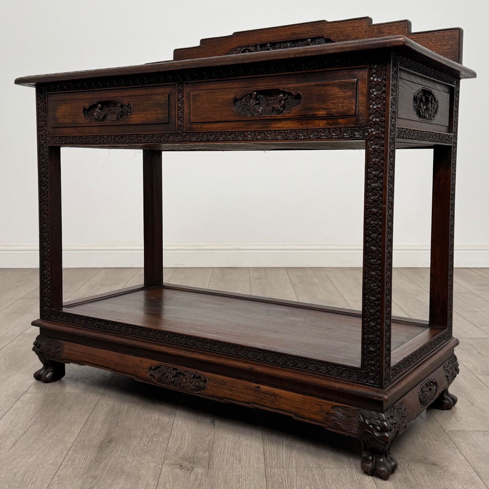 Antique 20th Century Fine Quality Chinese Cabinet In Rosewood ( Af 5258 ) photo furniture