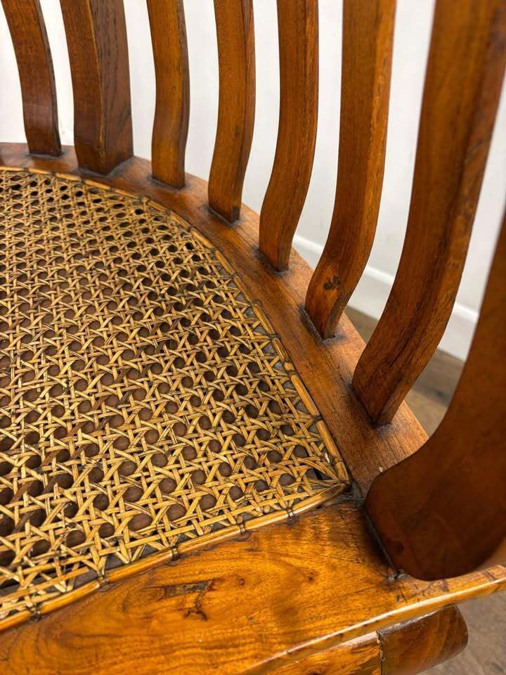 Antique Style Hardwood Bergère Chair photo Furniture