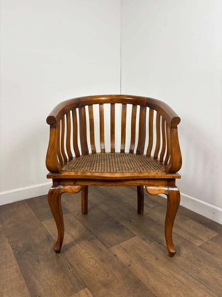 photo for sale Antique Style Hardwood Bergère Chair