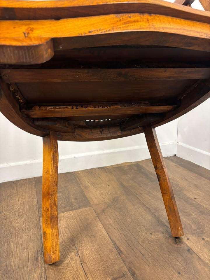 Furniture Antique Style Hardwood Bergère Chair photo