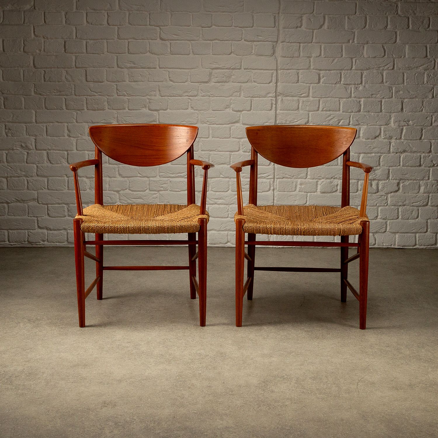 10995.0 Set Of 10 Model 317 And 316 Dining Chairs And Stools By Hvidt And Mølgaard Nielsen For Søborg Møbelfabrik photo