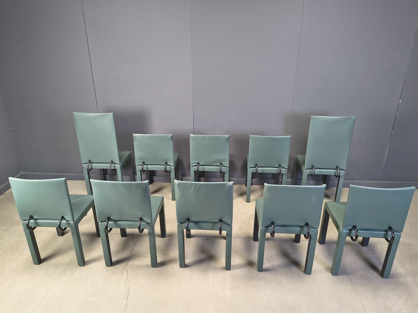 1950.0 Arcadia Dining Chairs By Paolo Piva For B& B Italia Set Of 10 photo