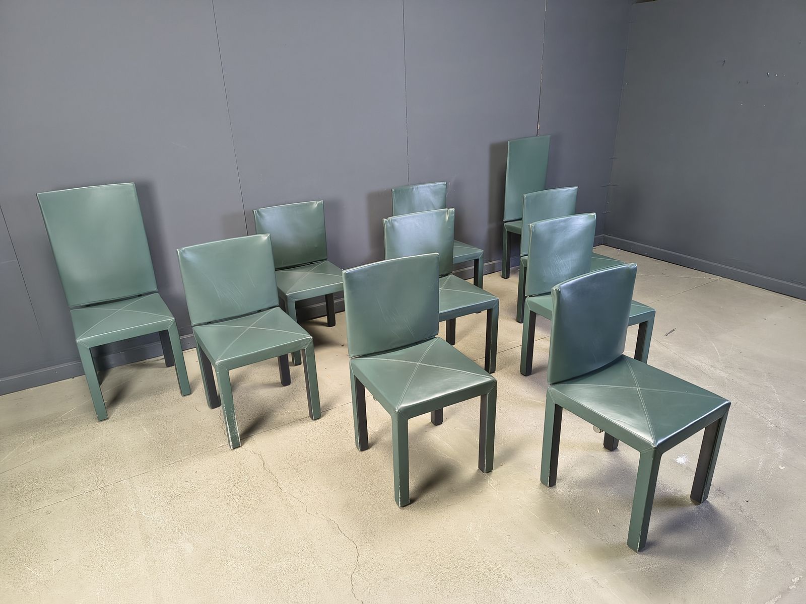 photo buy Arcadia Dining Chairs By Paolo Piva For B& B Italia Set Of 10