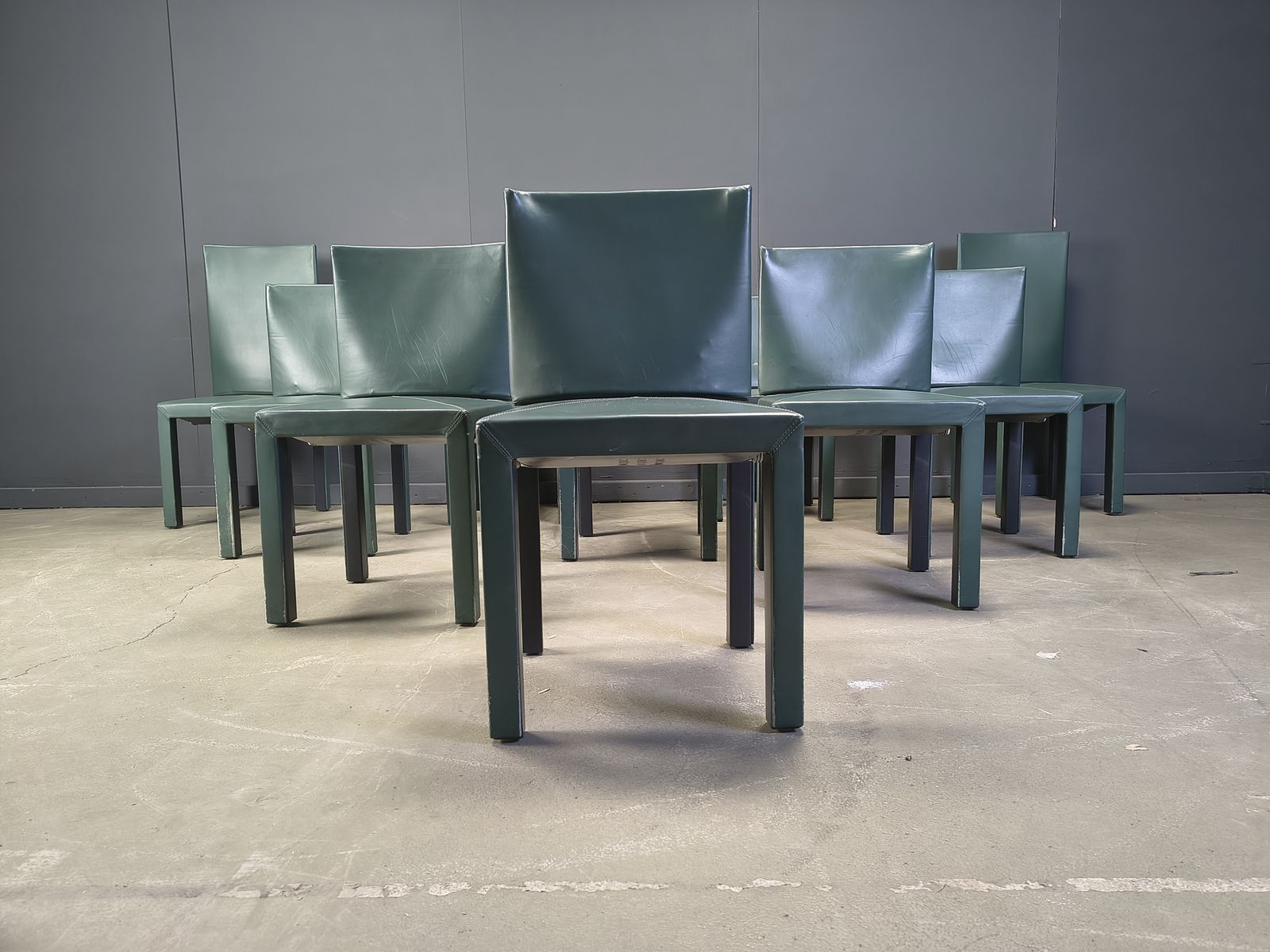 photo vintage Arcadia Dining Chairs By Paolo Piva For B& B Italia Set Of 10