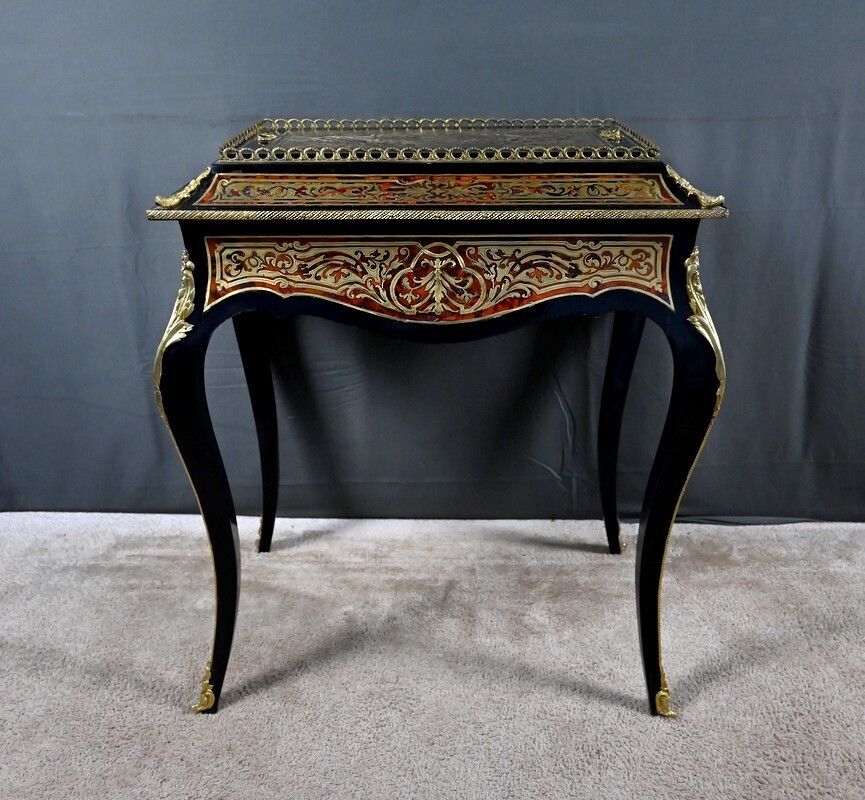 Boulle Marquetry Jardinière, Napoleon III Period – Mid 19th Century photo for sale
