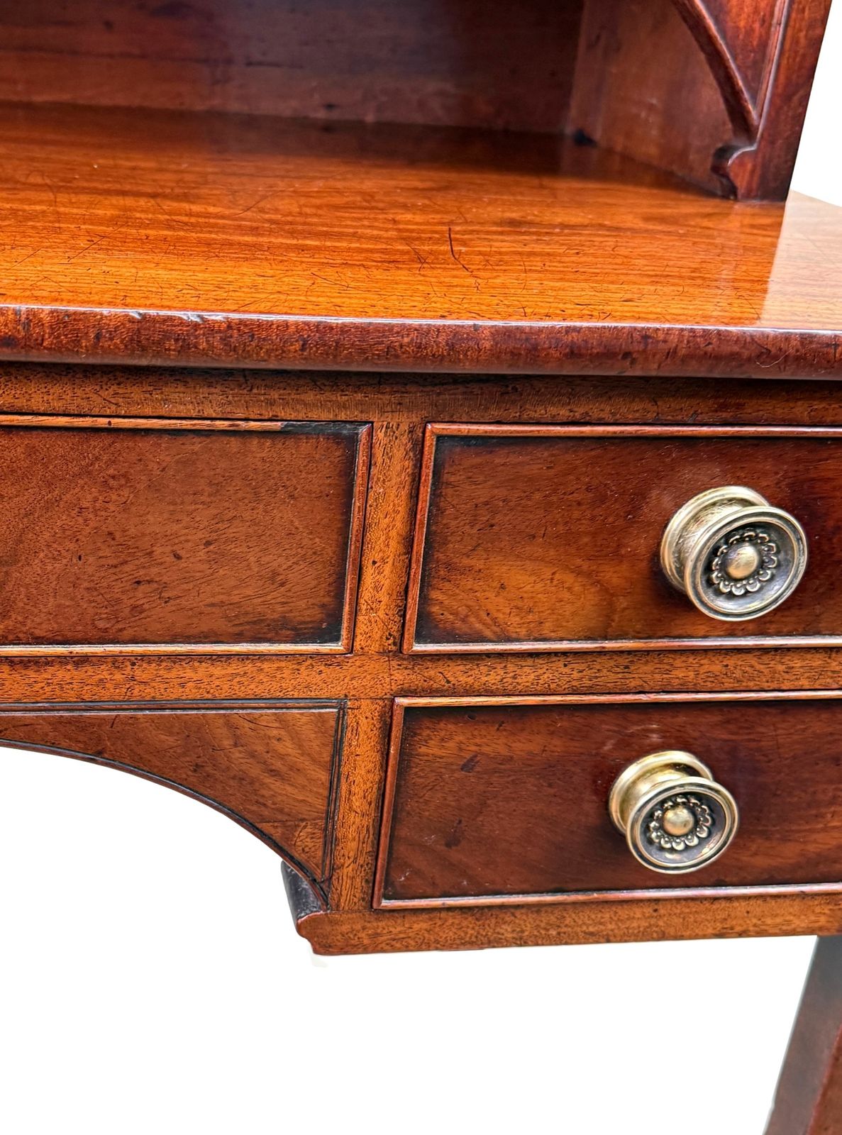 3950.0 Unusual 18th Century Georgian Mahogany Display Cabinet (England, Circa 1790) photo