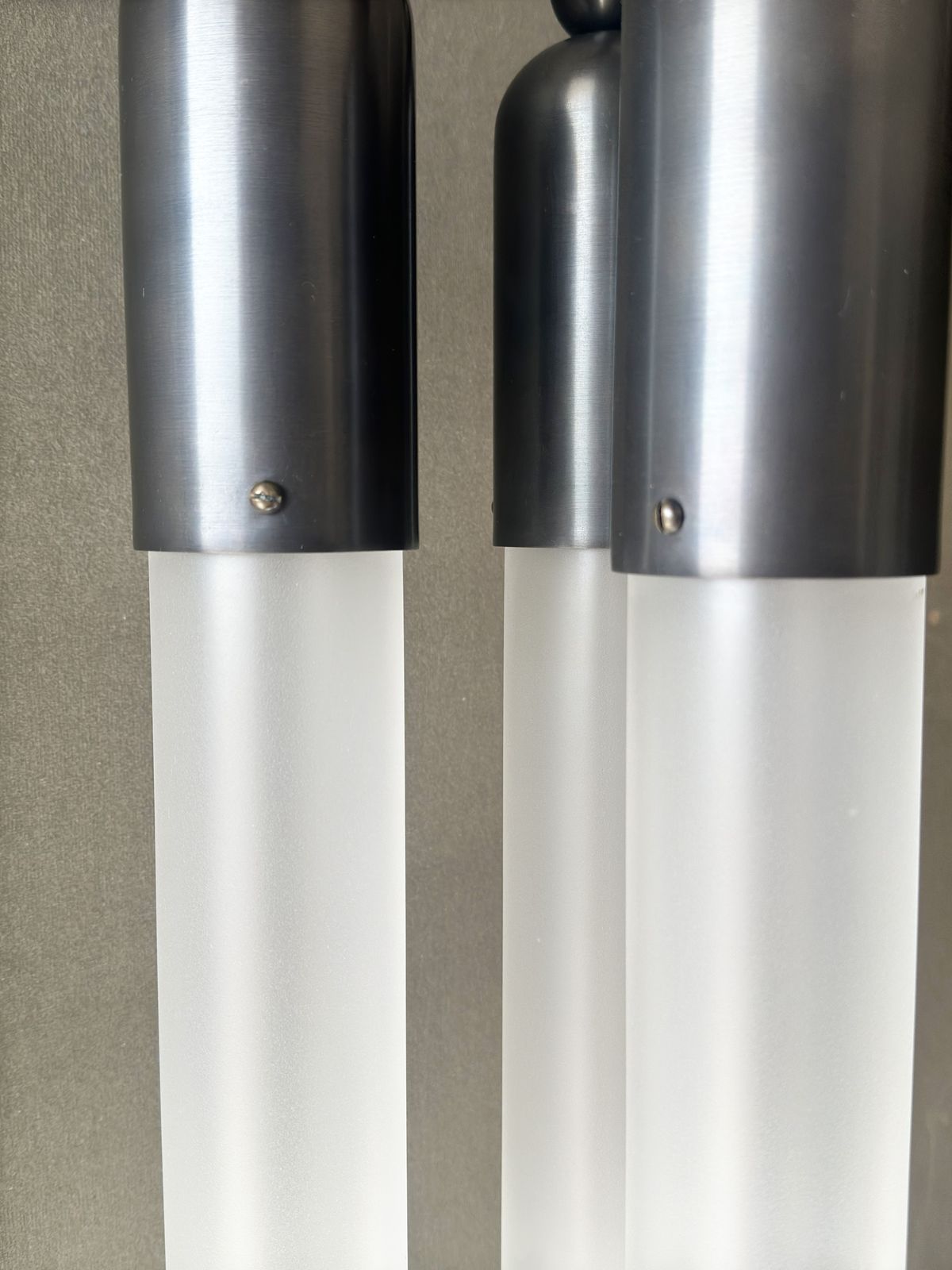 Pair Of Tassel 3 Bronze Pendant Lights By Apparatus Studio photo furniture