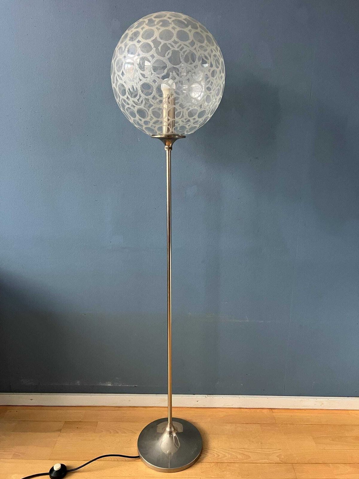 Vintage Glass Floor Lamp By Doria Leuchten photo buy