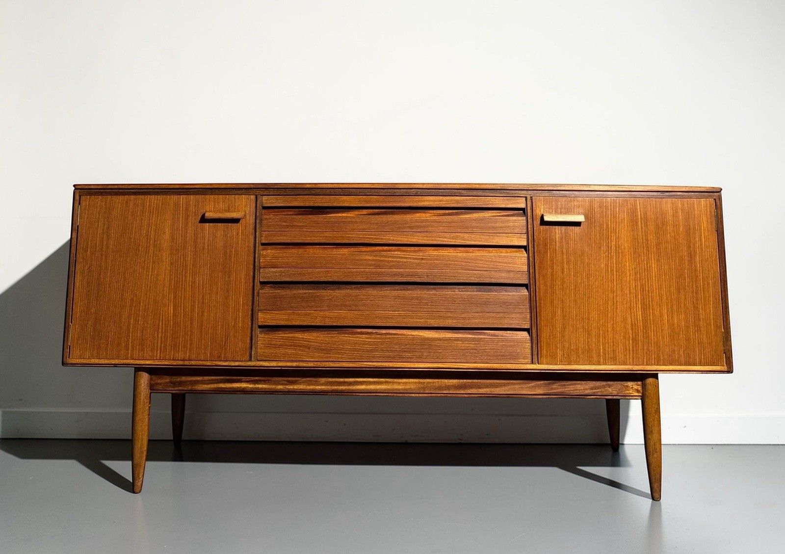 White And Newton Teak And Afromosia Sideboard Rare Mid Century C1960s photo for sale