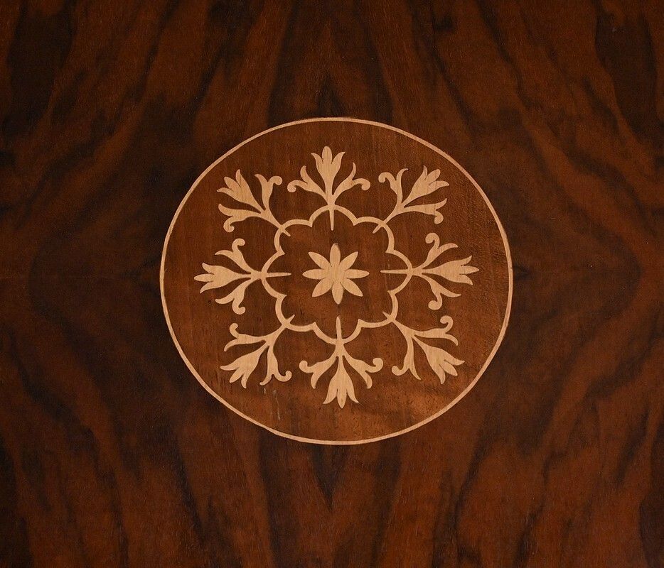 Mahogany Revolving Bookshelf, England – Mid 20th Century photo 1580.0