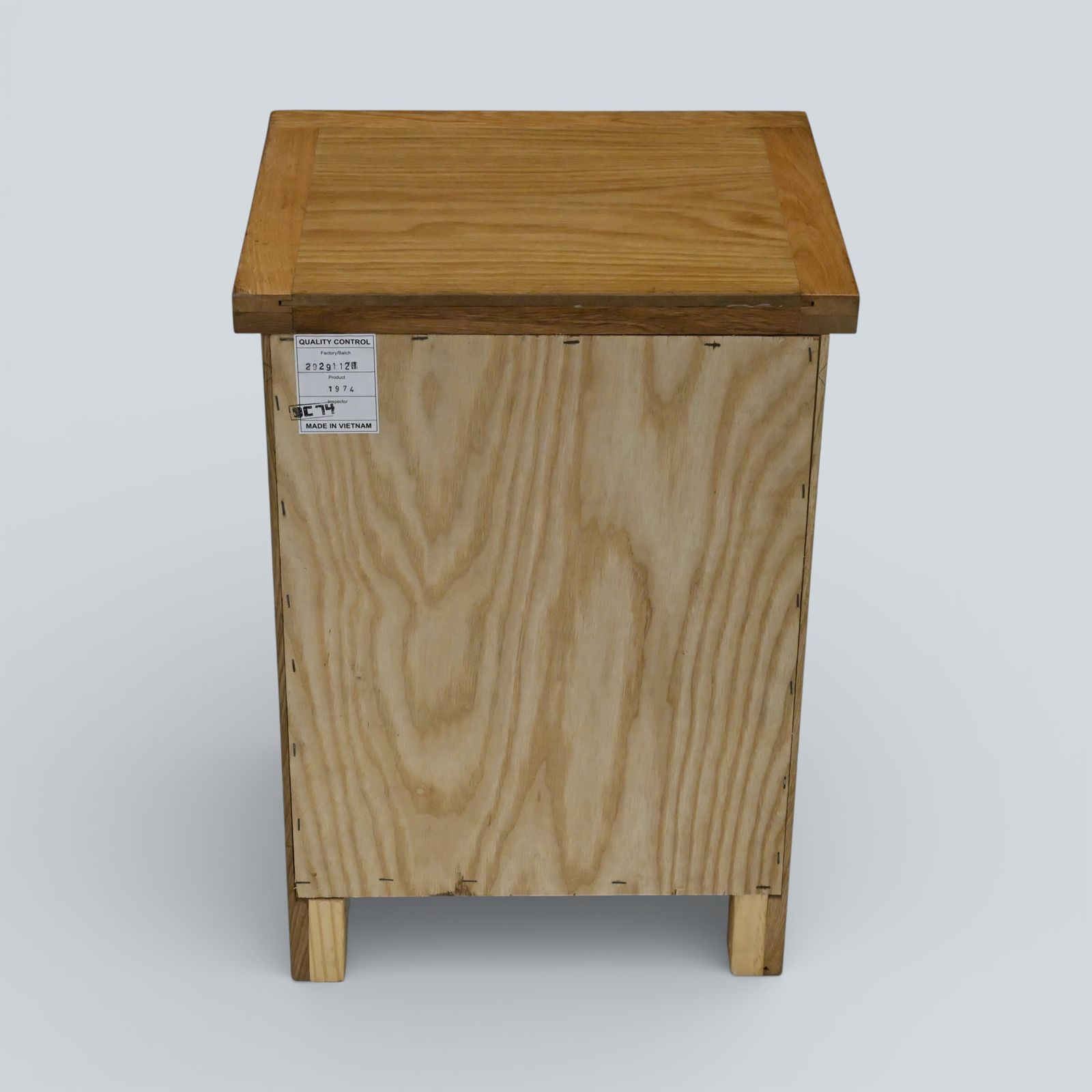 Small Light Oak Bedside Chest Of Drawers Free Uk Delivery* photo 147.0