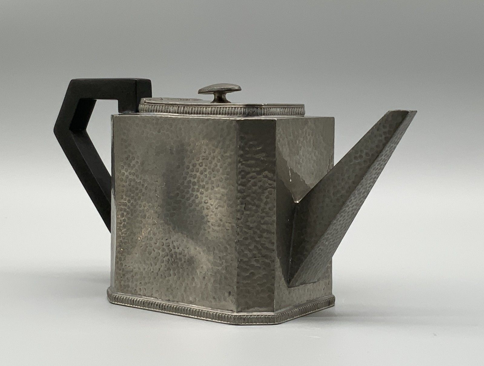 Art Deco Pewter Tea / Coffee Pot / Tray / Jug / Sugar Bowl By Armada Pewter 1930 photo Home Decor