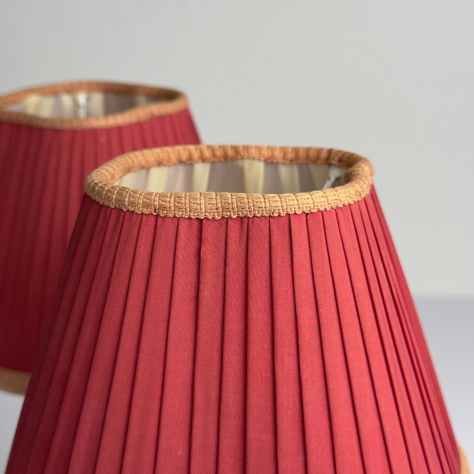 photo for sale Vintage Glasses Table Lamps, Set Of 2, Italy 1950s