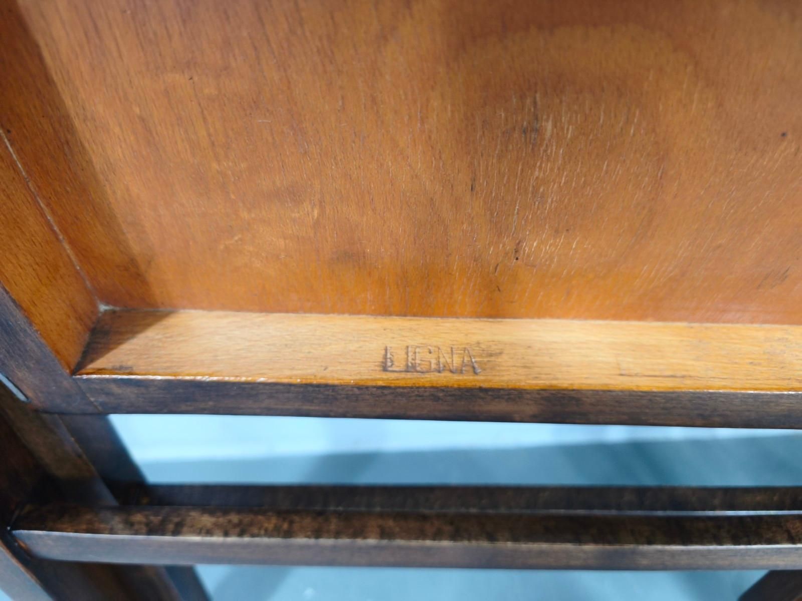 photo vintage Pair Of Bauhaus Folding Chairs B751 By Ligna, Czechoslovakia 1930s