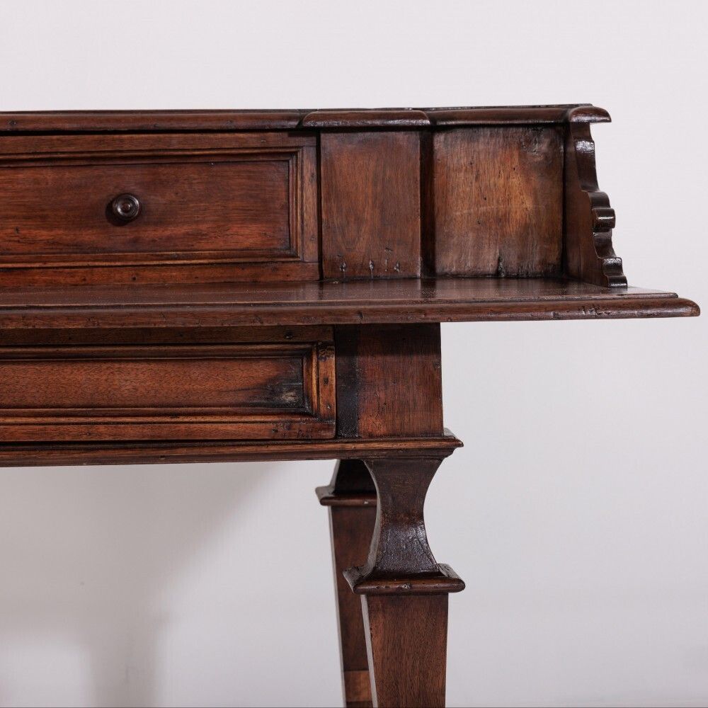 Furniture Italian San Filippo Walnut Desk photo