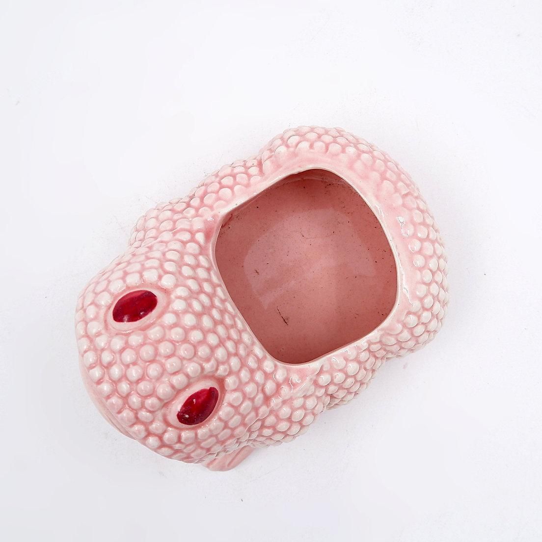 photo for sale Vintage Powder Pink Frog Planters In The Style Of Jean Roger