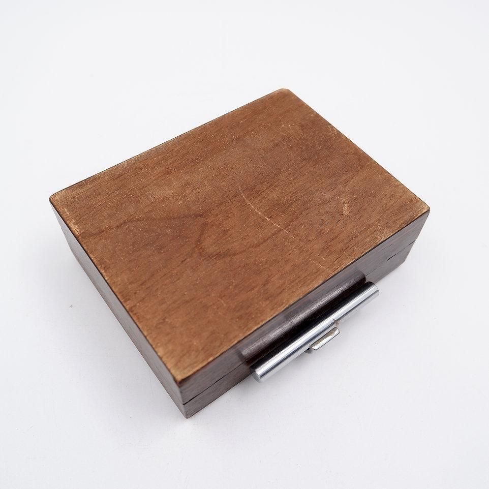 photo buy Art Deco Box In Wood And Metal Attributed To The Maison Desny   1930s