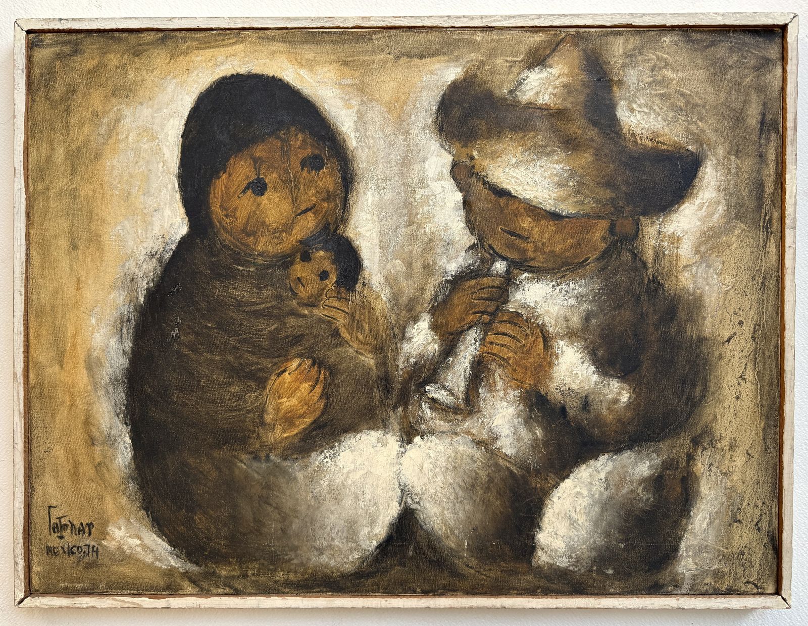 Jesús Ortíz Tajonar (1919 1990)   Original Oil On Canvas   Mexican Modernism