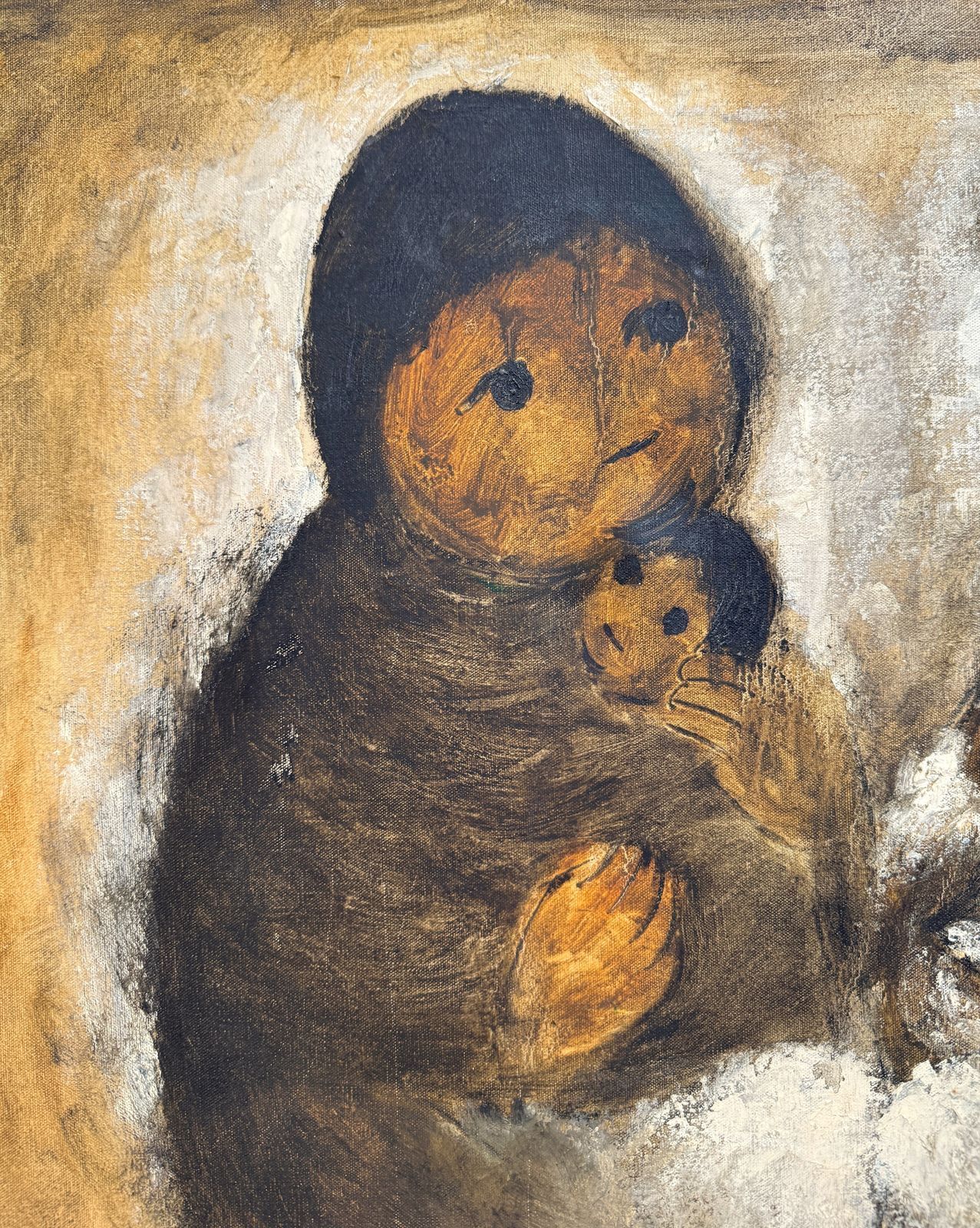 Jesús Ortíz Tajonar (1919 1990)   Original Oil On Canvas   Mexican Modernism photo furniture