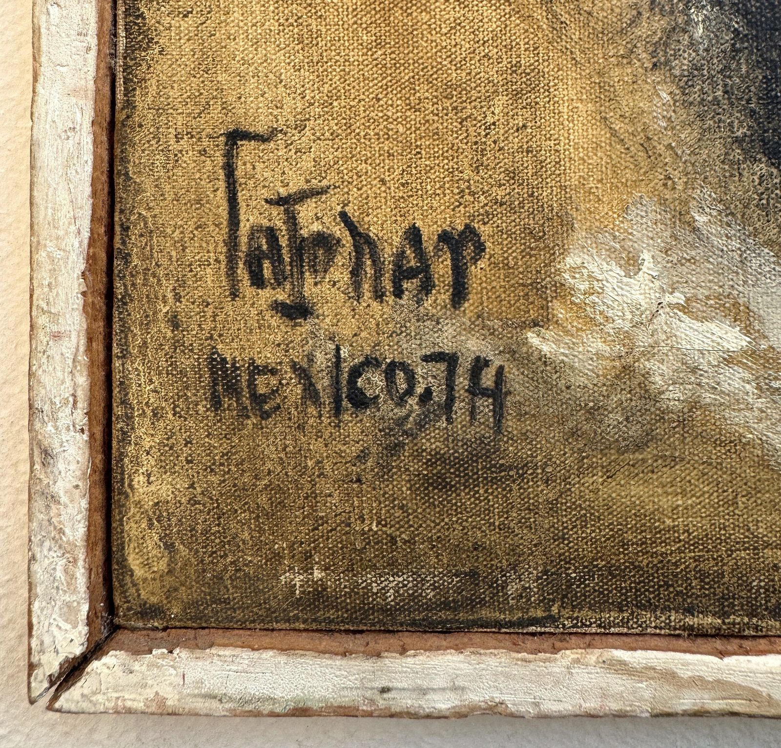 Jesús Ortíz Tajonar (1919 1990)   Original Oil On Canvas   Mexican Modernism photo Art