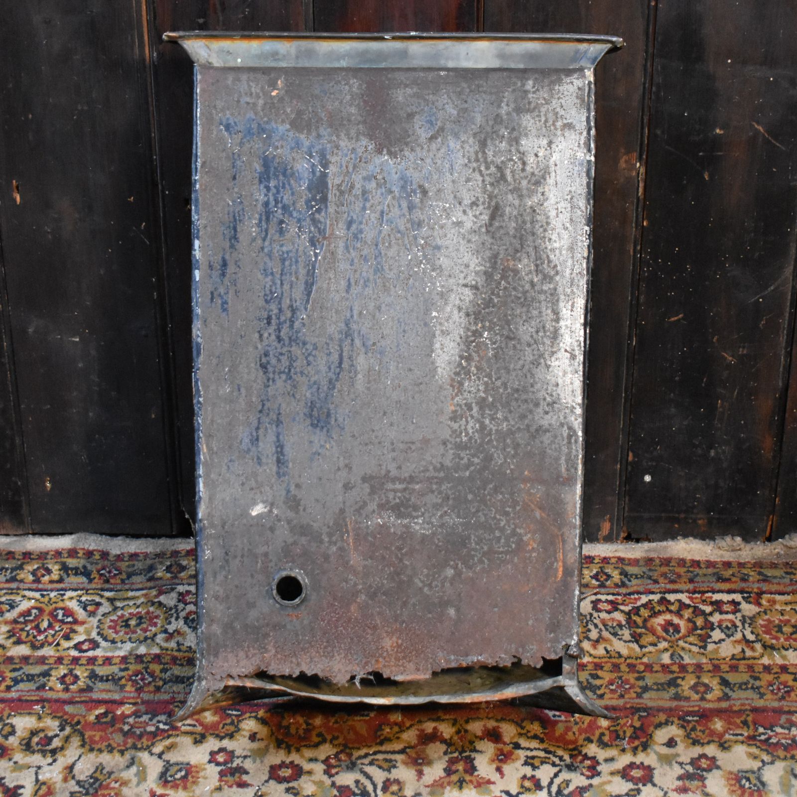 photo furniture Antique Art Noueau Handmade Repousse Copper Demi Lune Umbrella Stick Stand