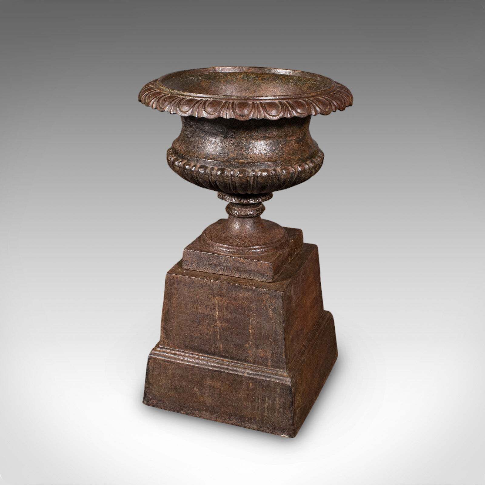 Pair Of Antique Garden Planters, English, Outdoor Display Urn, Victorian, C.1850 photo 4949.0
