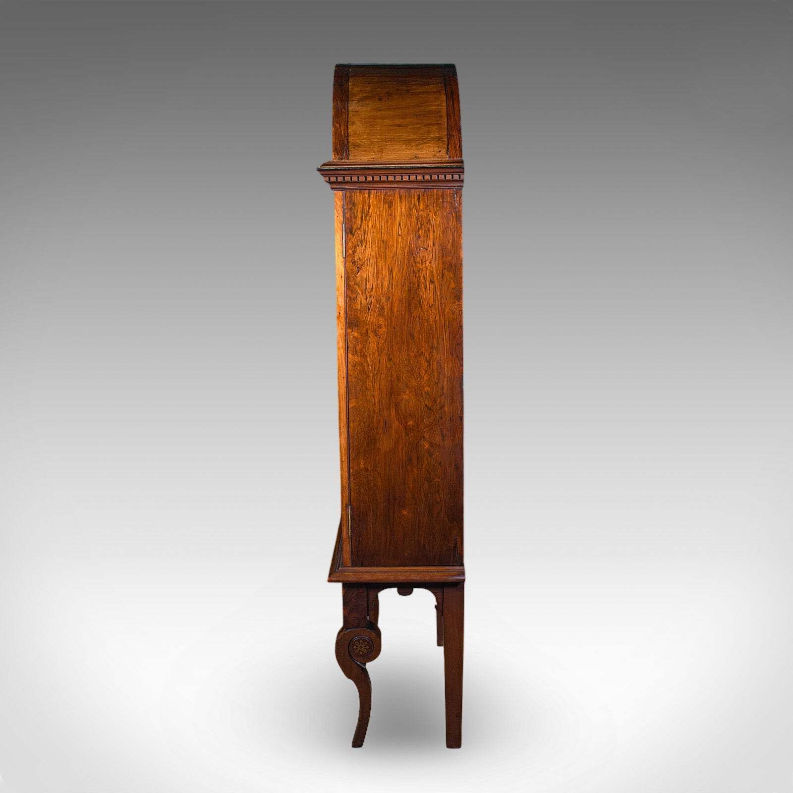 Tall Antique Display Cabinet, English, Glazed Bookcase On Stand, Regency, C.1820 photo Furniture