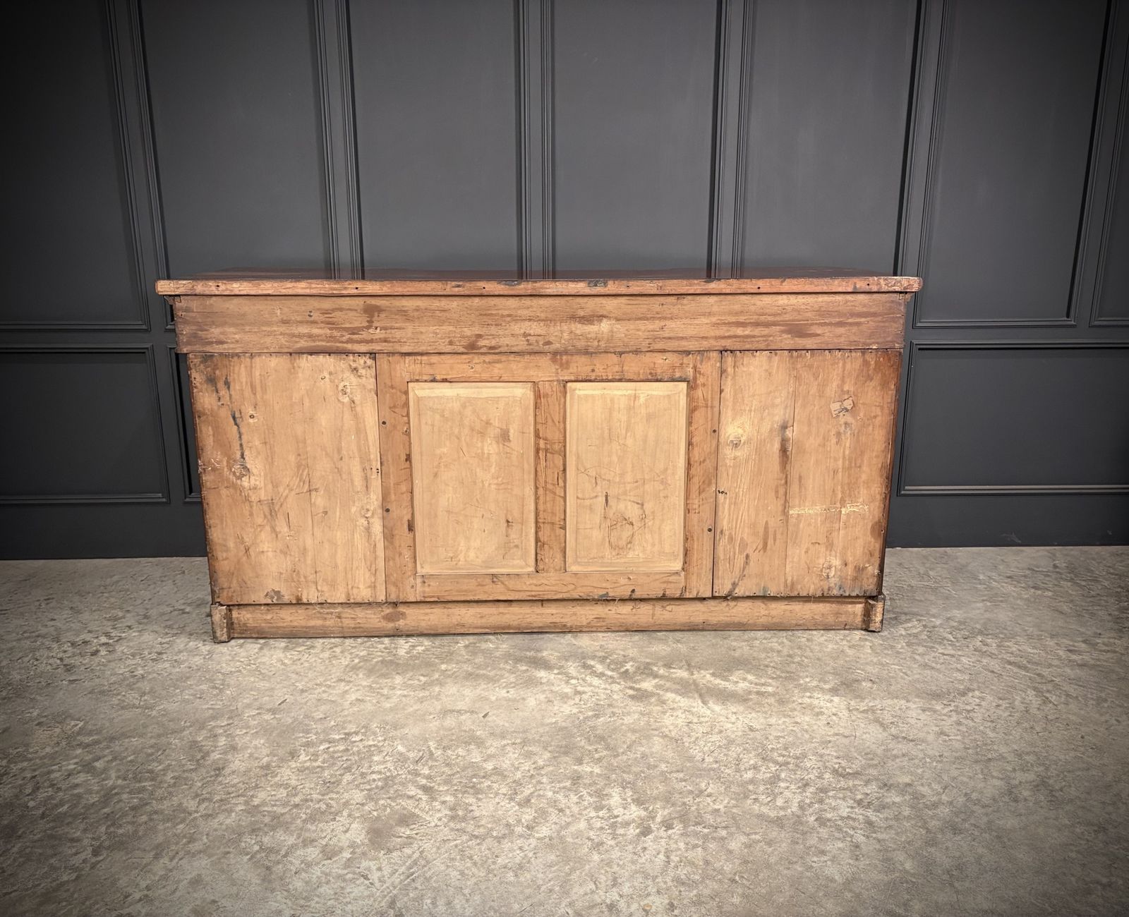 photo for sale Victorian Mahogany Inverted Breakfront Sideboard