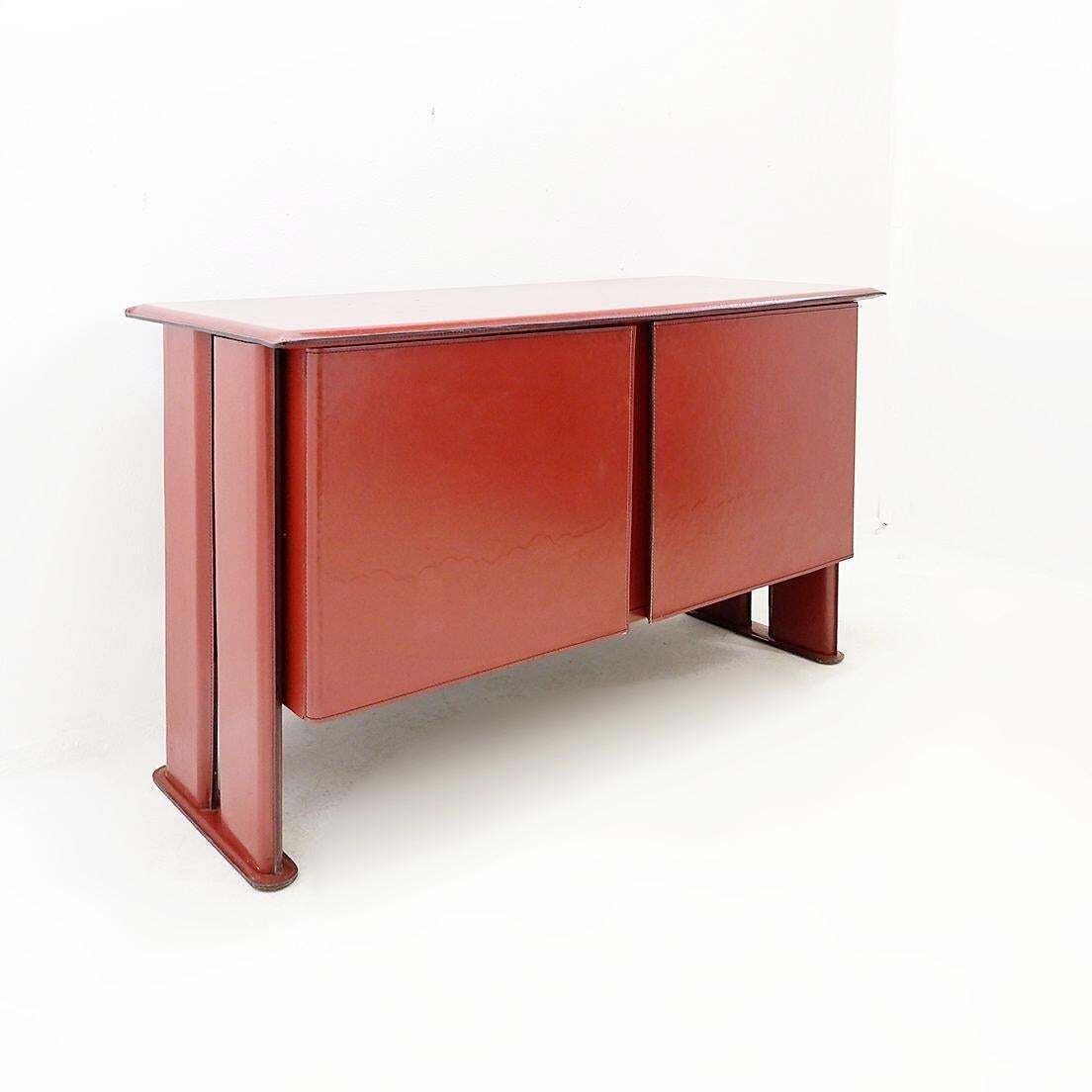 Leather Sideboard By De Couro Of Brazil   1980s   2 Available photo furniture