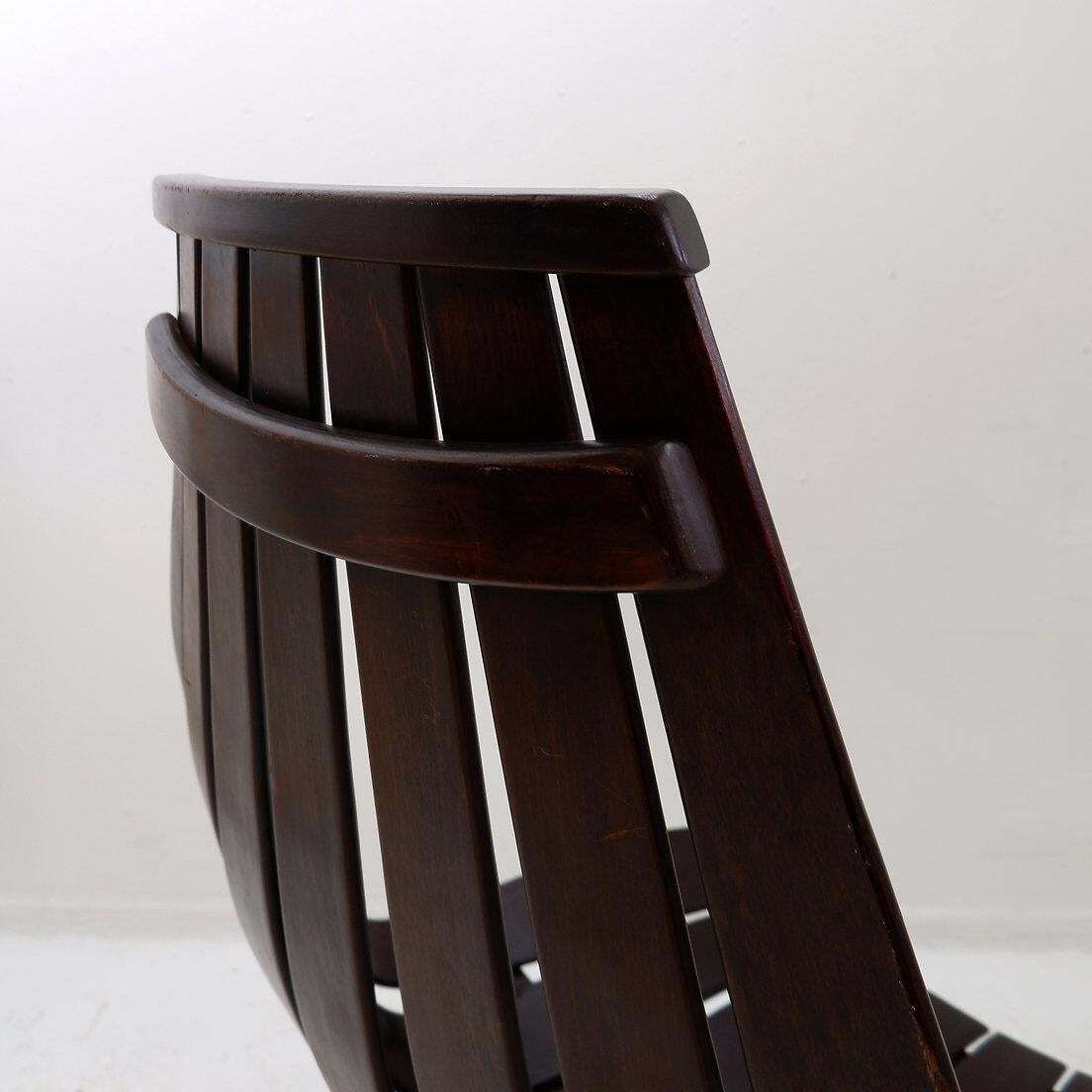 photo furniture Hans Brattrud For Hove Möbler Vintage 1970 Swivel Lounge Chair