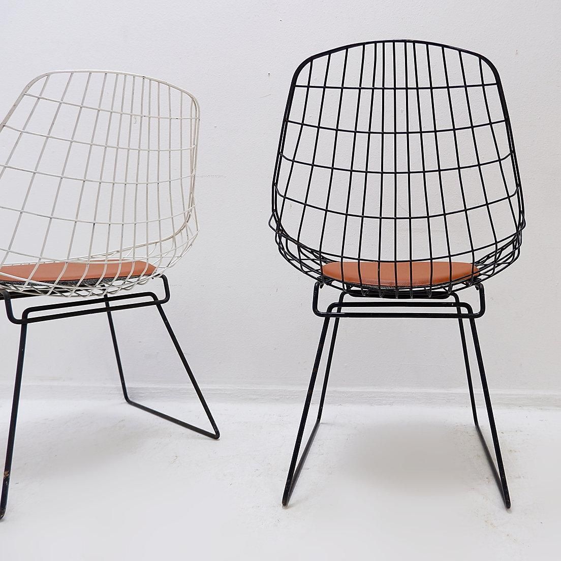 Set Of 4 X Sm05 Dining Chairs By Cees Braakman & A. Dekker For Pastoe, 1950s photo vinterior